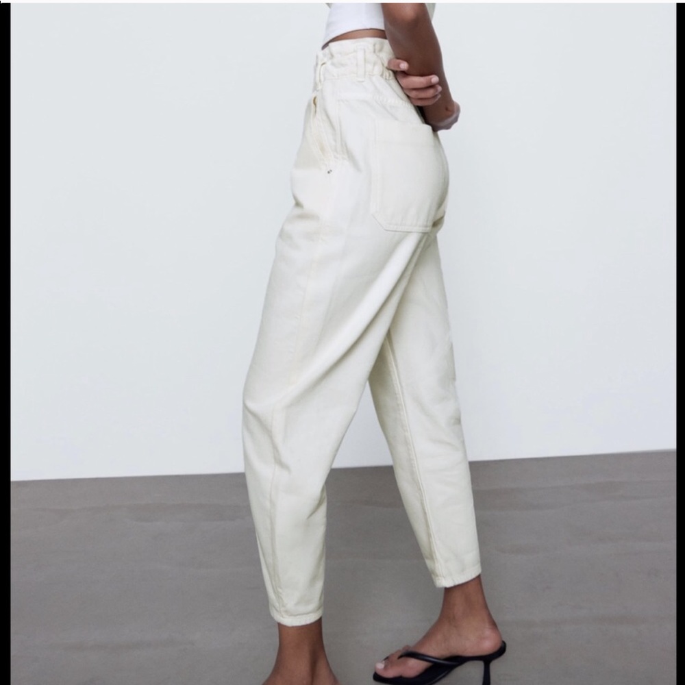 Zara Baggy Paperbag Jean